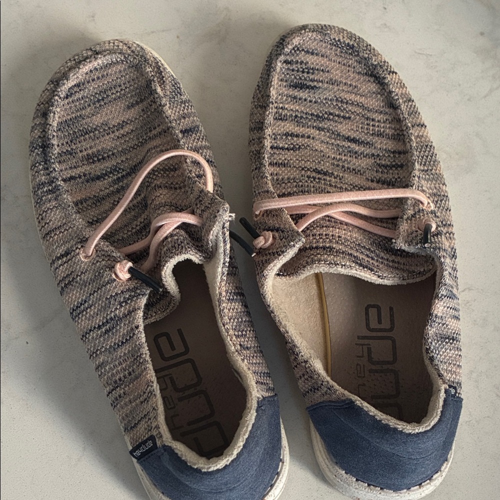 Hey Dude Multicolor Knit Loafers